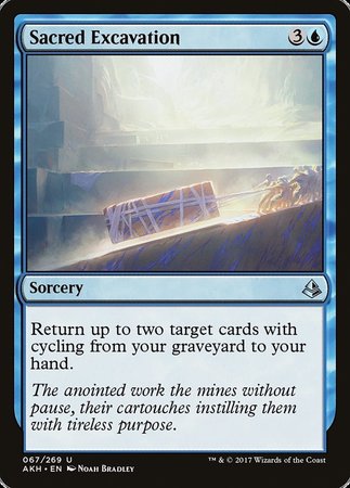 Sacred Excavation [Amonkhet] | Exor Games New Glasgow