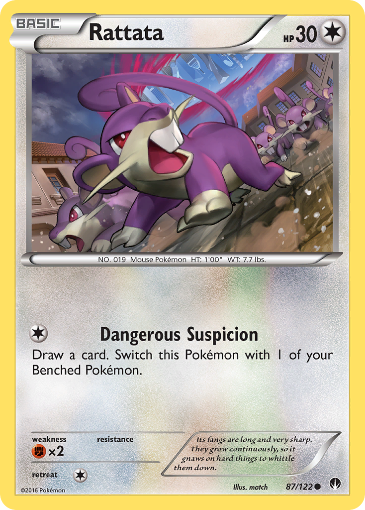 Rattata (87/122) [XY: BREAKpoint] | Exor Games New Glasgow