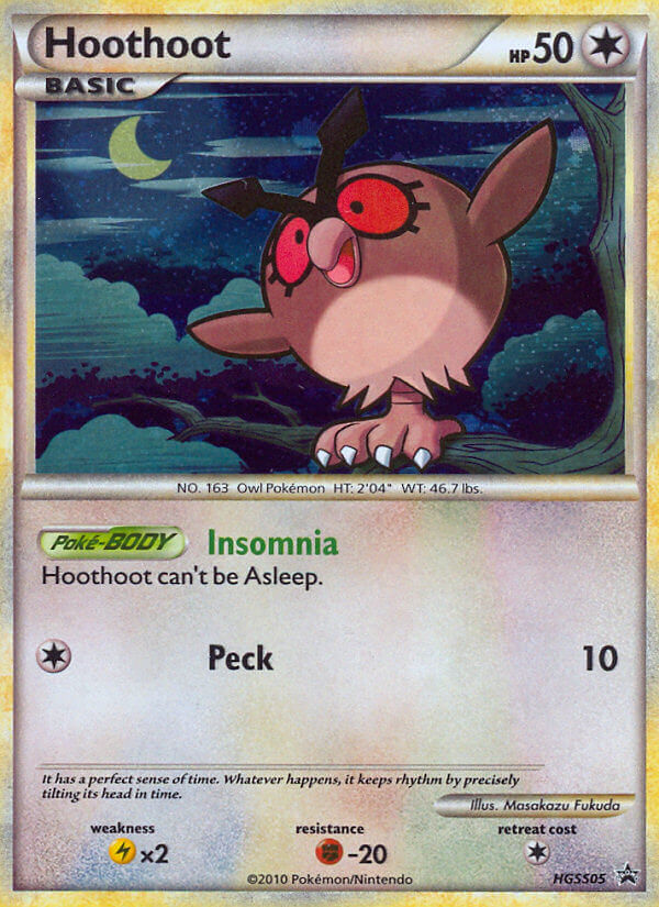 Hoothoot (HGSS05) [HeartGold & SoulSilver: Black Star Promos] | Exor Games New Glasgow