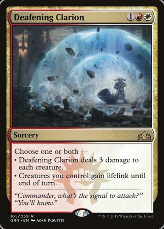 Deafening Clarion [Guilds of Ravnica] | Exor Games New Glasgow