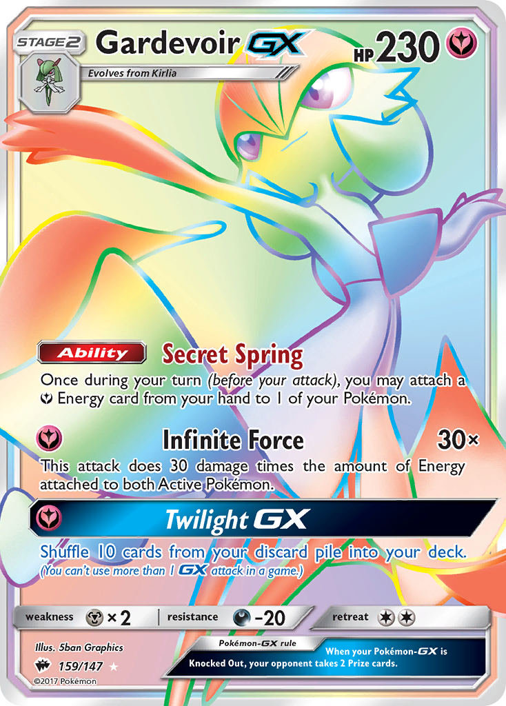 Gardevoir GX (159/147) [Sun & Moon: Burning Shadows] | Exor Games New Glasgow