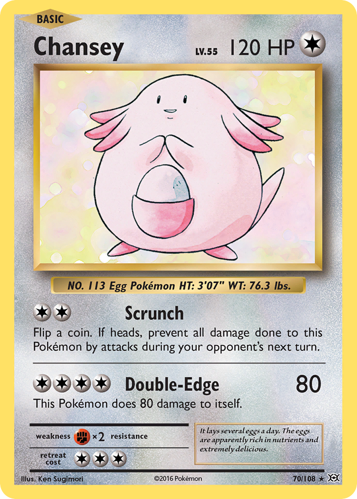 Chansey (70/108) [XY: Evolutions] | Exor Games New Glasgow