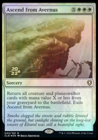 Ascend from Avernus [Commander Legends: Battle for Baldur's Gate Prerelease Promos] | Exor Games New Glasgow