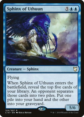 Sphinx of Uthuun [Commander 2018] | Exor Games New Glasgow