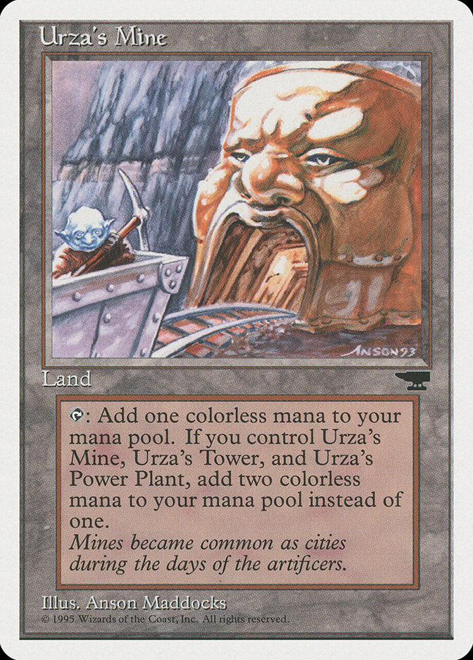 Urza's Mine (Mine Cart Entering Mouth) [Chronicles] | Exor Games New Glasgow