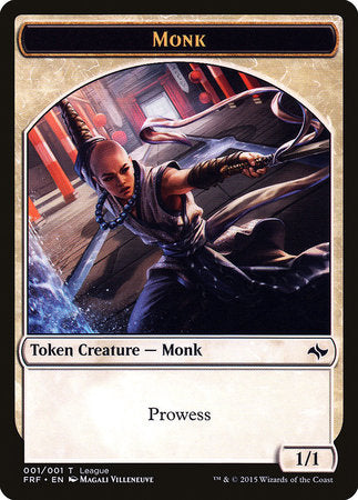 Monk Token (League) [League Tokens 2015] | Exor Games New Glasgow