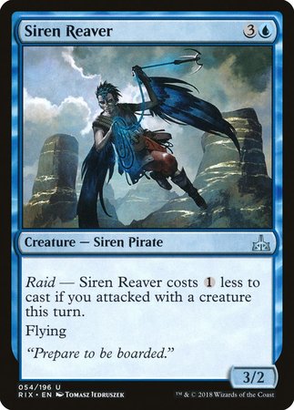 Siren Reaver [Rivals of Ixalan] | Exor Games New Glasgow