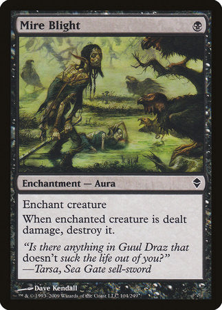 Mire Blight [Zendikar] | Exor Games New Glasgow