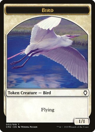 Bird Token [Commander Anthology Volume II Tokens] | Exor Games New Glasgow