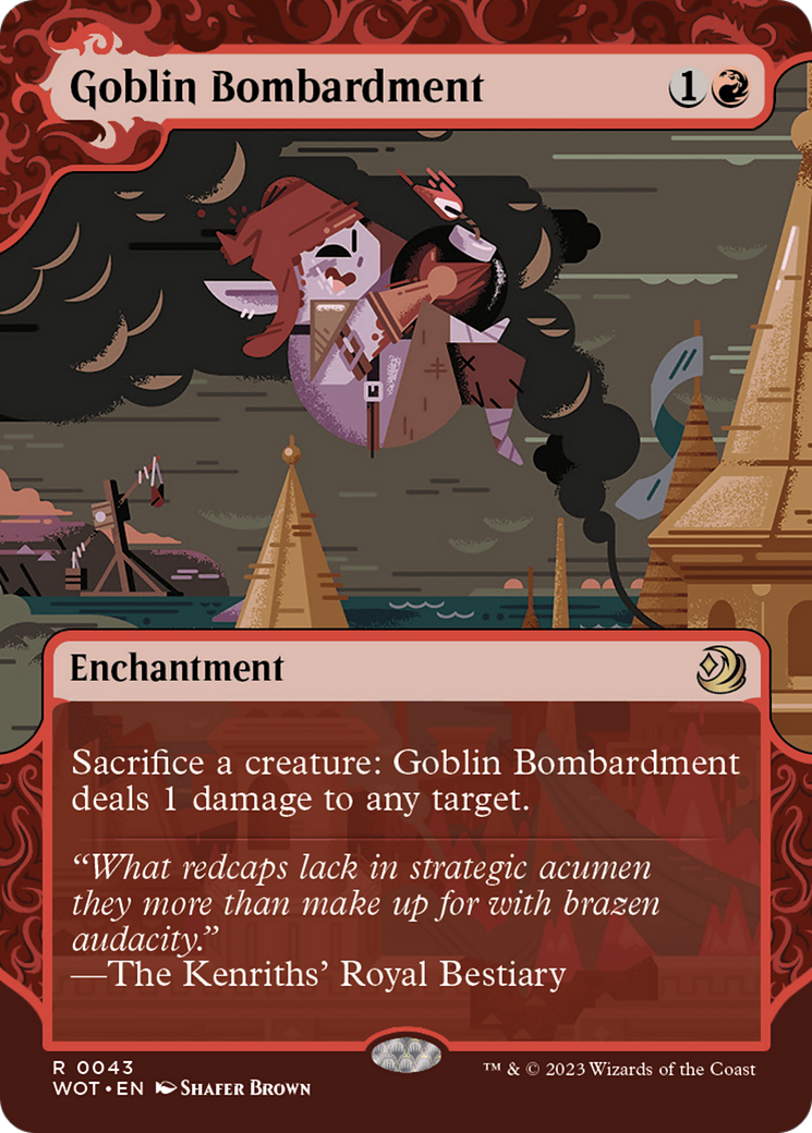 Goblin Bombardment [Wilds of Eldraine: Enchanting Tales] | Exor Games New Glasgow