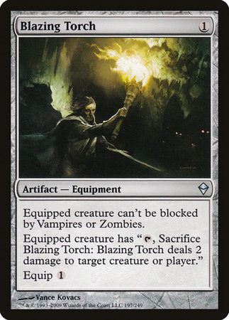 Blazing Torch [Zendikar] | Exor Games New Glasgow