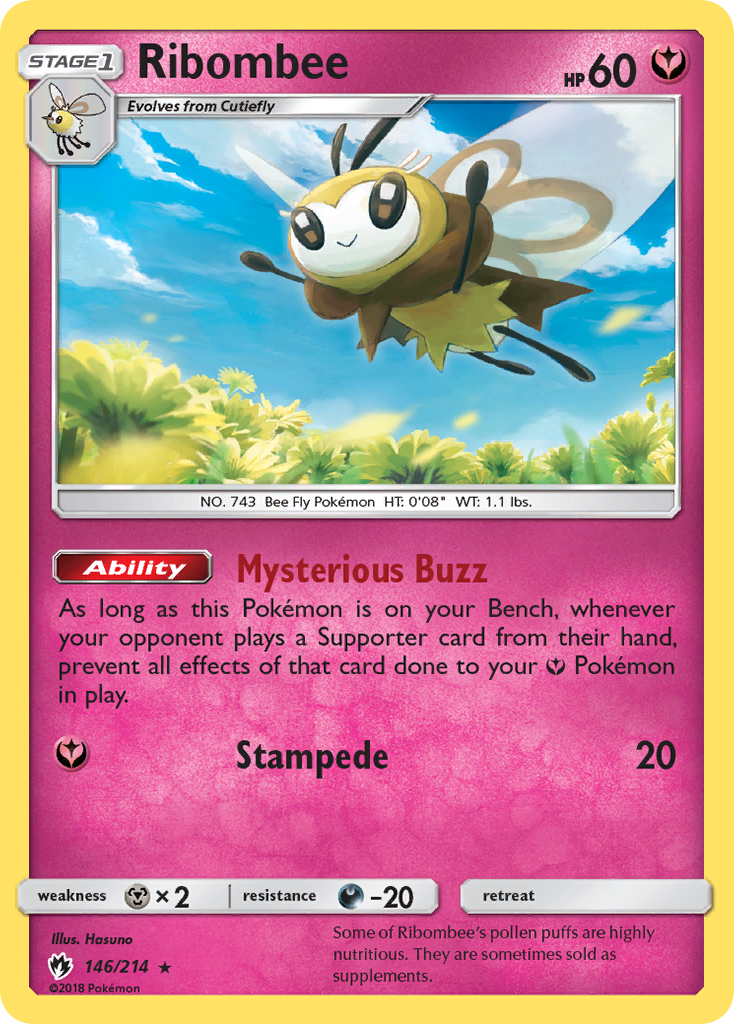 Ribombee (146/214) [Sun & Moon: Lost Thunder] | Exor Games New Glasgow