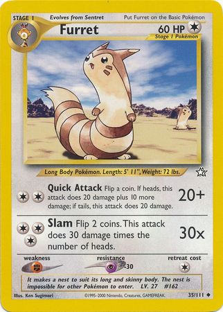 Furret (35/111) [Neo Genesis Unlimited] | Exor Games New Glasgow