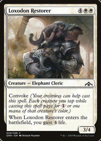 Loxodon Restorer [Guilds of Ravnica] | Exor Games New Glasgow