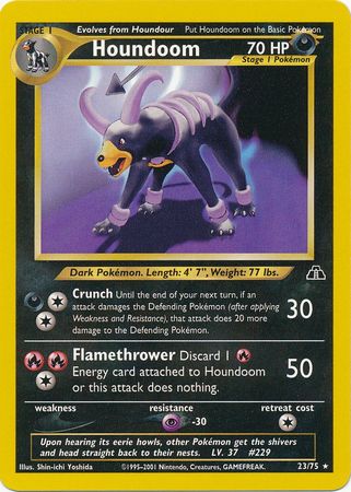 Houndoom (23/75) [Neo Discovery Unlimited] | Exor Games New Glasgow