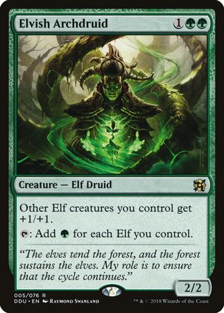 Elvish Archdruid [Duel Decks: Elves vs. Inventors] | Exor Games New Glasgow