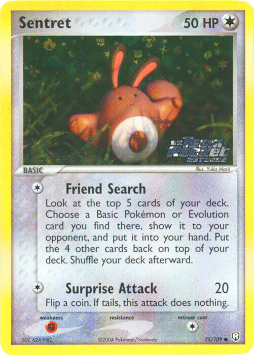 Sentret (75/109) (Stamped) [EX: Team Rocket Returns] | Exor Games New Glasgow