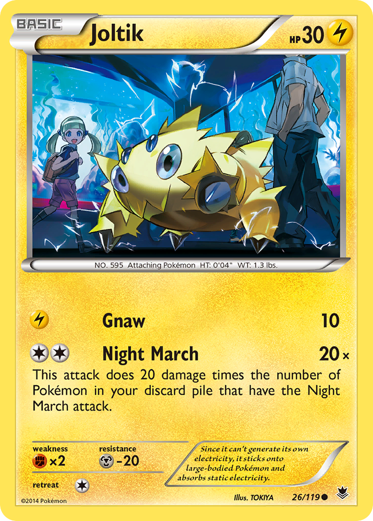 Joltik (26/119) [XY: Phantom Forces] | Exor Games New Glasgow