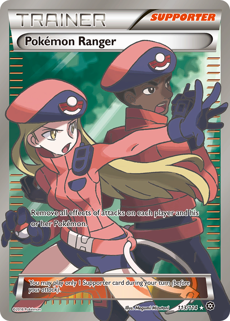 Pokemon Ranger (113/114) [XY: Steam Siege] | Exor Games New Glasgow