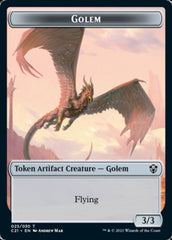 Golem (025) // Thopter Token [Commander 2021 Tokens] | Exor Games New Glasgow