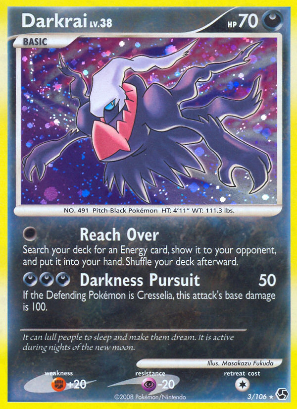 Darkrai (3/106) [Diamond & Pearl: Great Encounters] | Exor Games New Glasgow