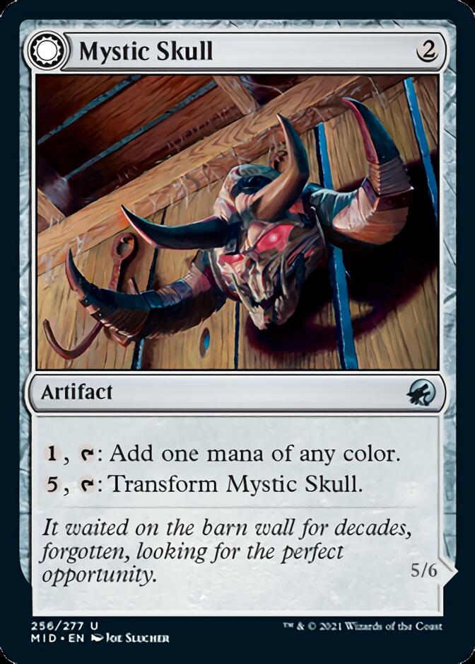 Mystic Skull // Mystic Monstrosity [Innistrad: Midnight Hunt] | Exor Games New Glasgow