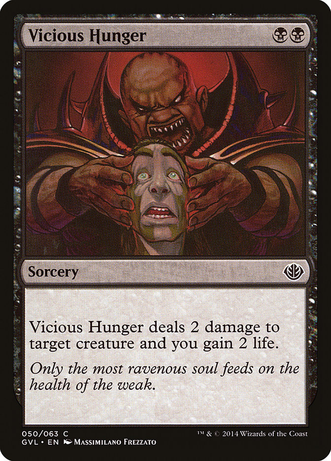 Vicious Hunger (Garruk vs. Liliana) [Duel Decks Anthology] | Exor Games New Glasgow