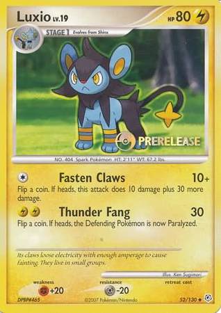 Luxio (52/130) (Prerelease Promo) [Nintendo: Black Star Promos] | Exor Games New Glasgow