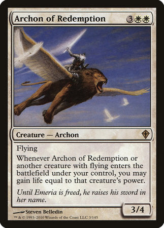 Archon of Redemption [Worldwake] | Exor Games New Glasgow