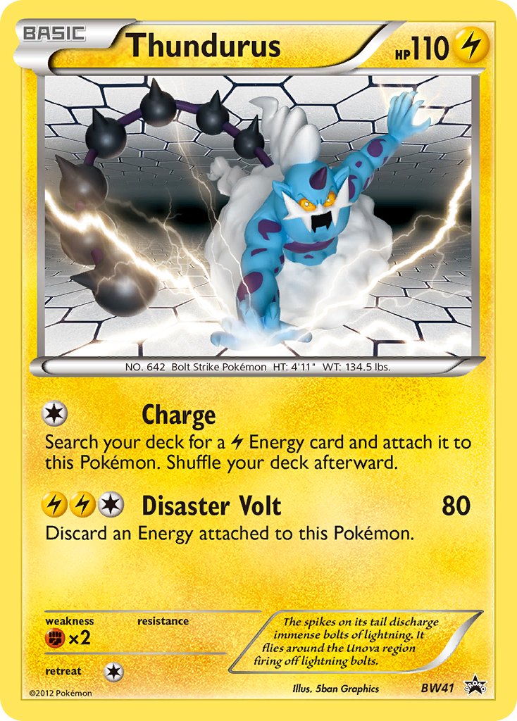 Thundurus (BW41) [Black & White: Black Star Promos] | Exor Games New Glasgow