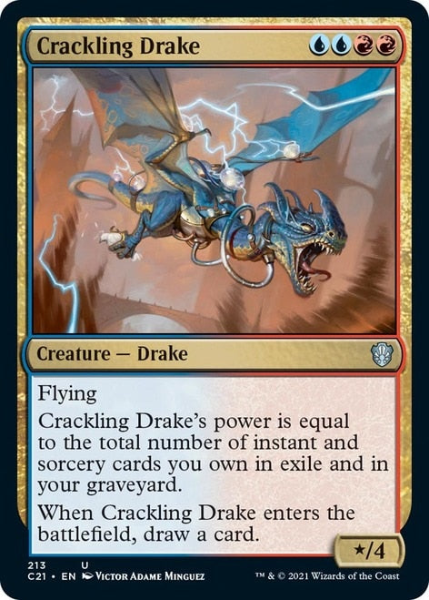 Crackling Drake [Commander 2021] | Exor Games New Glasgow