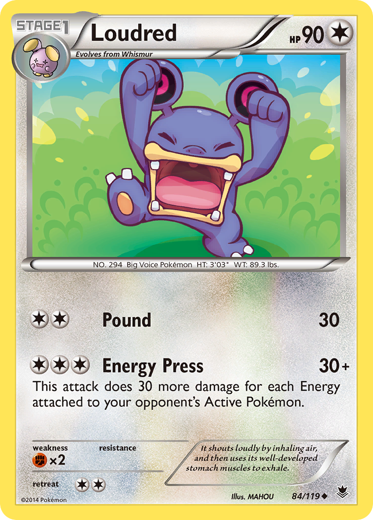 Loudred (84/119) [XY: Phantom Forces] | Exor Games New Glasgow