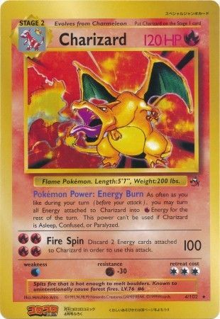 Charizard (4/102) (CoroCoro Promo) (Jumbo Card) [Base Set Unlimited] | Exor Games New Glasgow