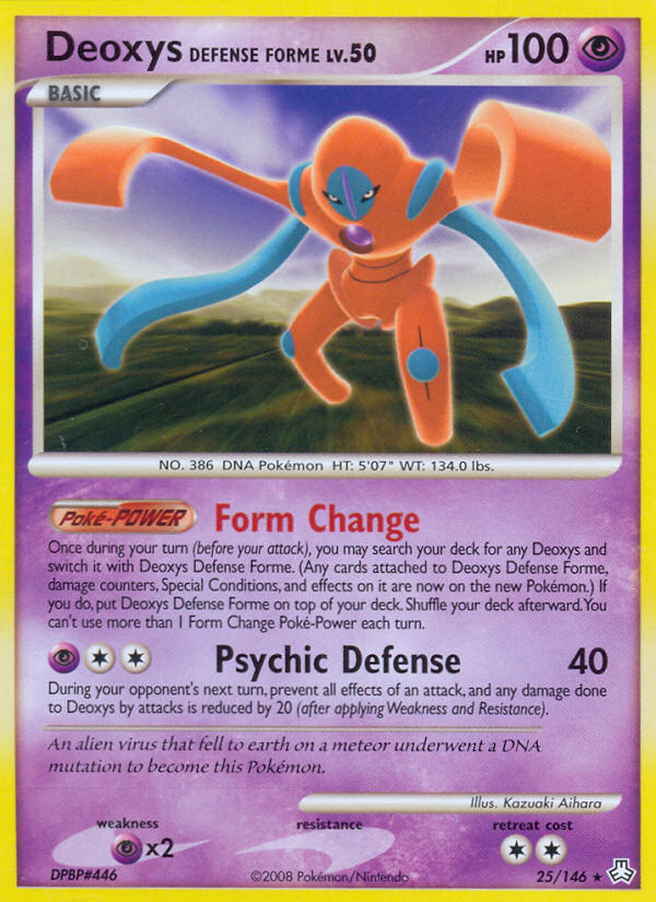 Deoxys Defense Forme (25/146) [Diamond & Pearl: Legends Awakened] | Exor Games New Glasgow