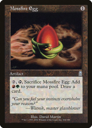 Mossfire Egg [Odyssey] | Exor Games New Glasgow