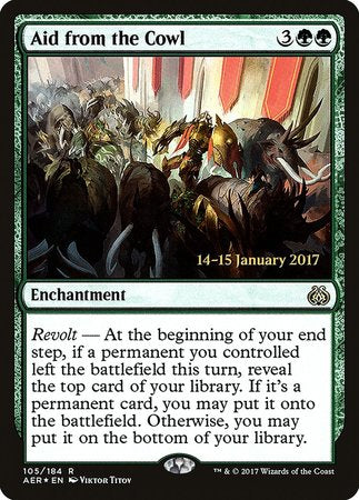 Aid from the Cowl [Aether Revolt Promos] | Exor Games New Glasgow