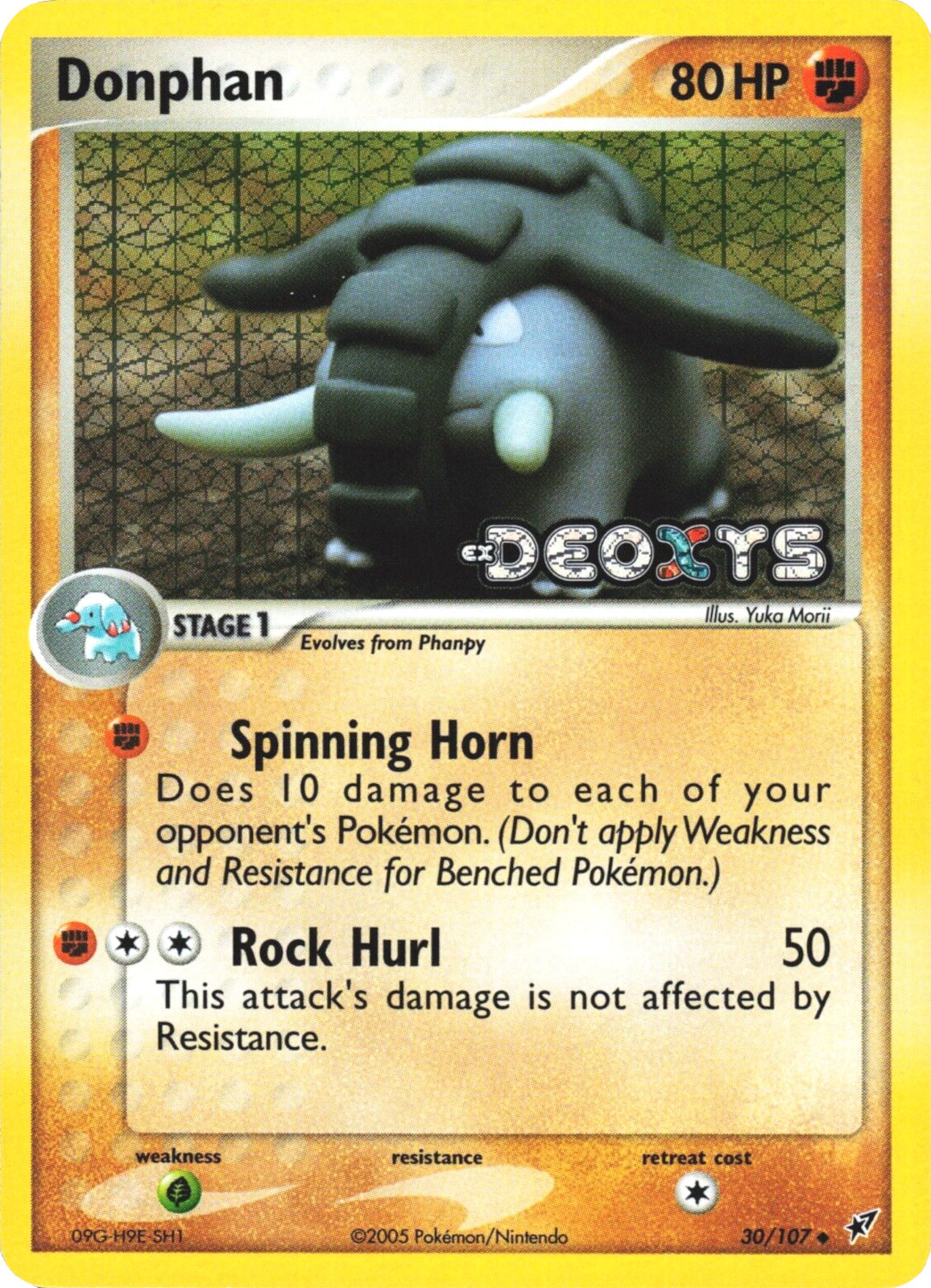 Donphan (30/107) (Stamped) [EX: Deoxys] | Exor Games New Glasgow