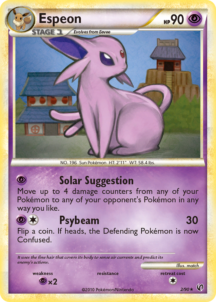 Espeon (2/90) [HeartGold & SoulSilver: Undaunted] | Exor Games New Glasgow