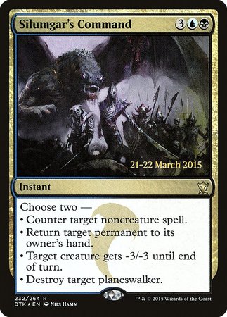 Silumgar's Command [Dragons of Tarkir Promos] | Exor Games New Glasgow