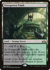 Overgrown Tomb [Promo Pack: Throne of Eldraine] | Exor Games New Glasgow