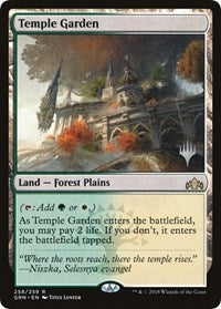 Temple Garden [Promo Pack: Throne of Eldraine] | Exor Games New Glasgow