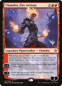 Chandra, Fire Artisan [Promo Pack: Throne of Eldraine] | Exor Games New Glasgow