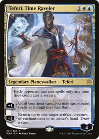 Teferi, Time Raveler [Promo Pack: Throne of Eldraine] | Exor Games New Glasgow