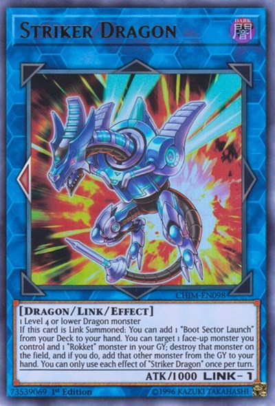 Striker Dragon [CHIM-EN098] Ultra Rare | Exor Games New Glasgow