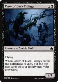 Crow of Dark Tidings [Magic Game Night 2019] | Exor Games New Glasgow