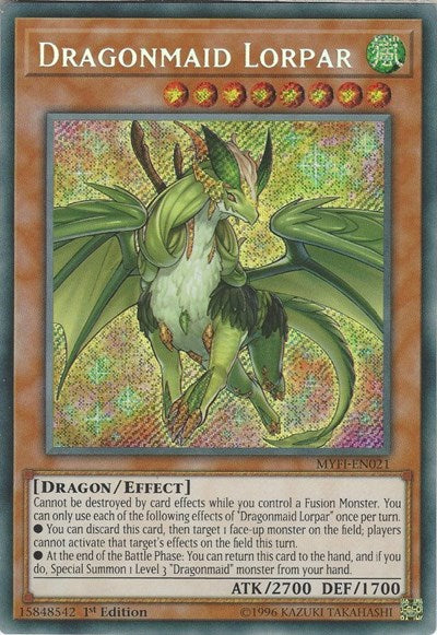 Dragonmaid Lorpar [MYFI-EN021] Secret Rare | Exor Games New Glasgow