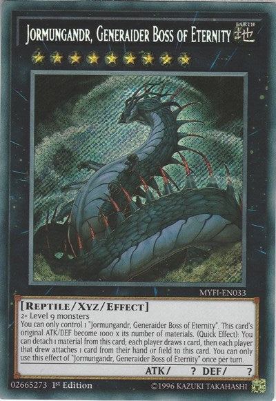 Jormungandr, Generaider Boss of Eternity [MYFI-EN033] Secret Rare | Exor Games New Glasgow