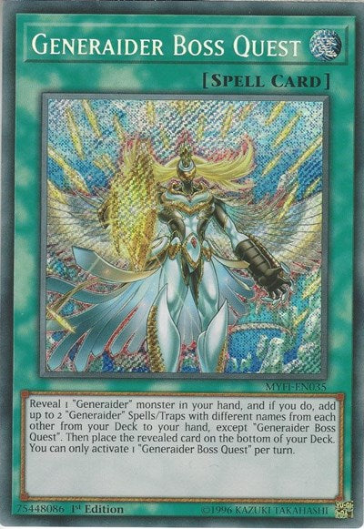 Generaider Boss Quest [MYFI-EN035] Secret Rare | Exor Games New Glasgow