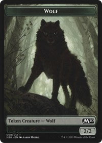 Zombie // Wolf Double-Sided Token [Magic Game Night 2019] | Exor Games New Glasgow