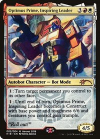 Optimus Prime, Inspiring Leader [Unique and Miscellaneous Promos] | Exor Games New Glasgow